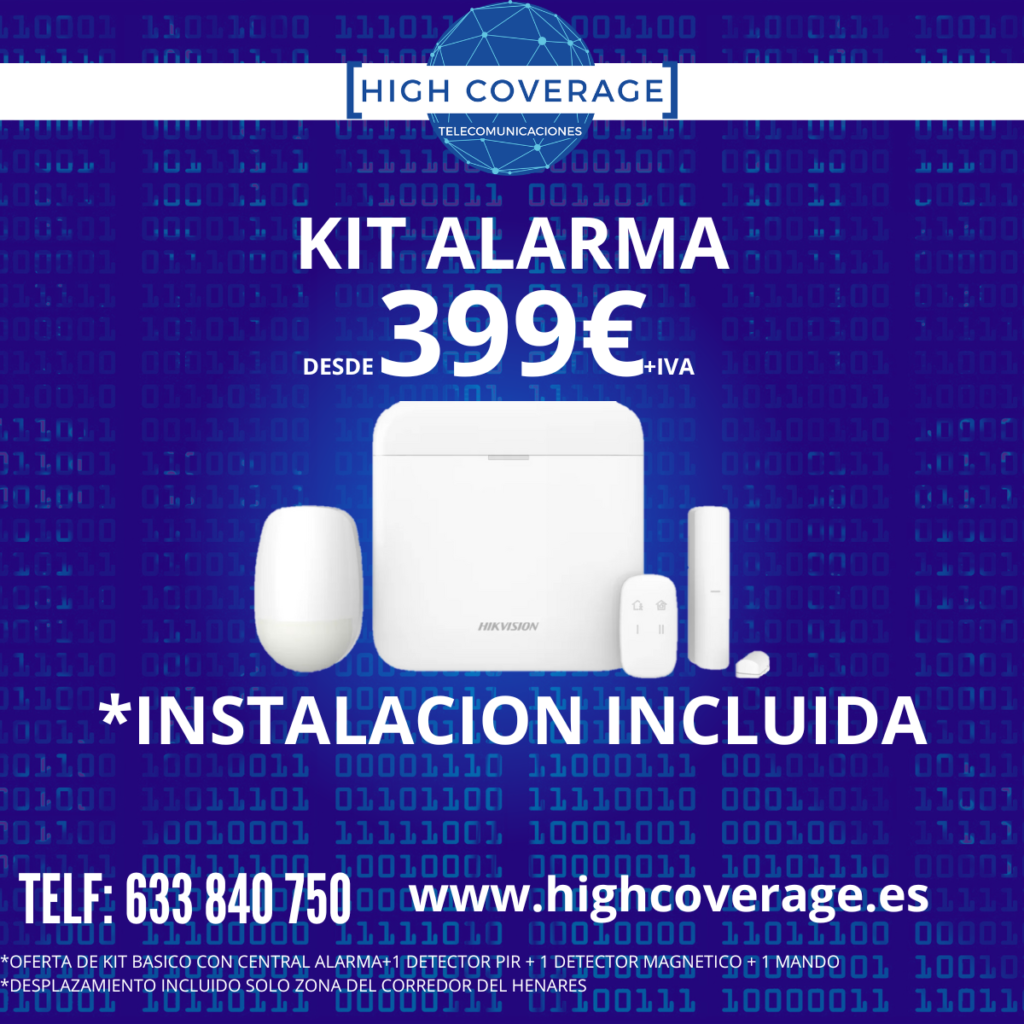 Promociones High Coverage - Kit de Alarma